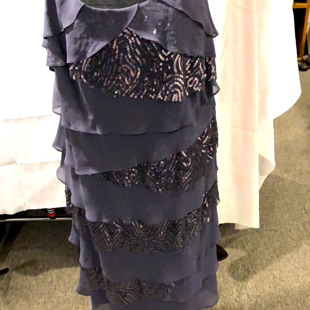 Gray S.L. Fashions dress size 18 worn once